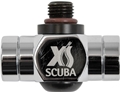 XS Scuba LP Port Adapter 1 to 2 Ports