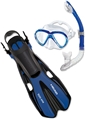  Mares Head Adult - Marlin Dive Mask, Snorkel and Fins Set