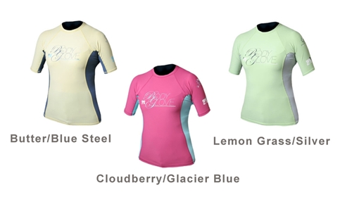 Body Glove Lady's 6oz. Deluxe Short Sleeve Lycra
