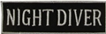 Innovative Emroidered Night Diver Patch