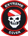 Innovative Emroidered Extreme Diver Patch