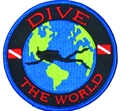 Innovative Embroidered Dive The World Patch