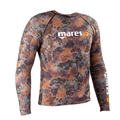 Mares Pure Instinct Mens Rash Guard Top Camo Brown