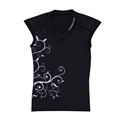 Sub Gear Rash Guard Womens Short Sleeve - Black/Purple