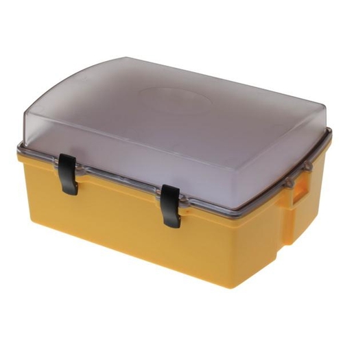Witz Waterproof Utility Locker II Container w/Clear Lid - 10in x 5in x 7in