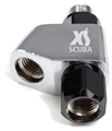 XS Scuba HP Port Adapter 1 to 2 HP Port