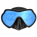 Oceanways SuperView AccuColor Rose Tint Dive Mask