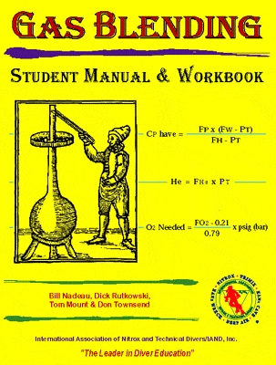 IANTD Gas Blending Student Manual & Workbook