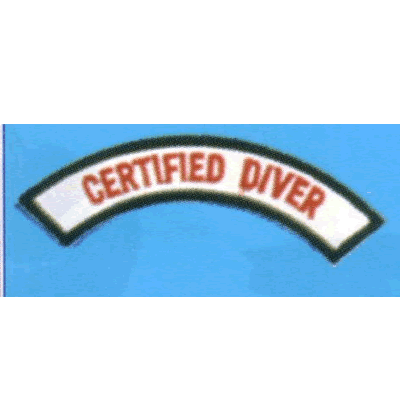 Certified Diver Shoulder Dive Patch