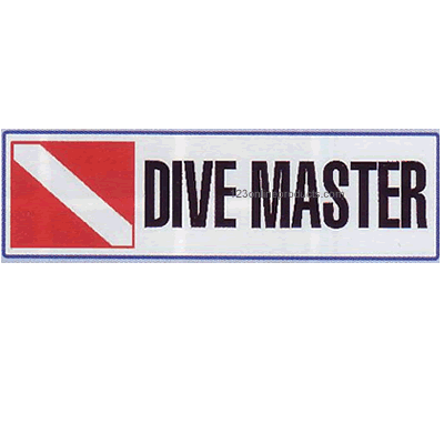 Dive Master Scuba Diving Bumper Sticker
