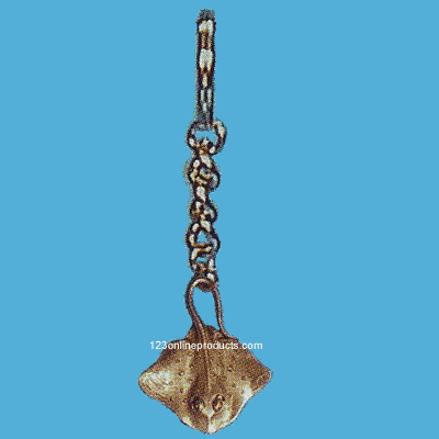 Stingray Pewter Key Ring