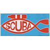 Trident Scuba Diver Fish Symbol Sticker