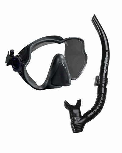 Tilos Xcel Framless Single Lens Mask Plus Snorkel