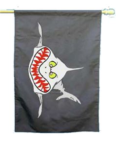 Trident Sharky House Flag Banner