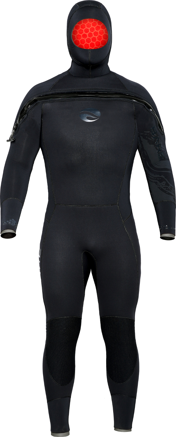 Bare 8/7MM Velocity Ultra Hooded Semi-Dry Suit