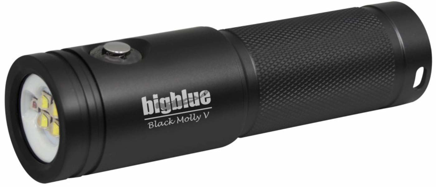 Bigblue AL2600XWP Black Molly 3 Extra Wide Beam Dive Video Light