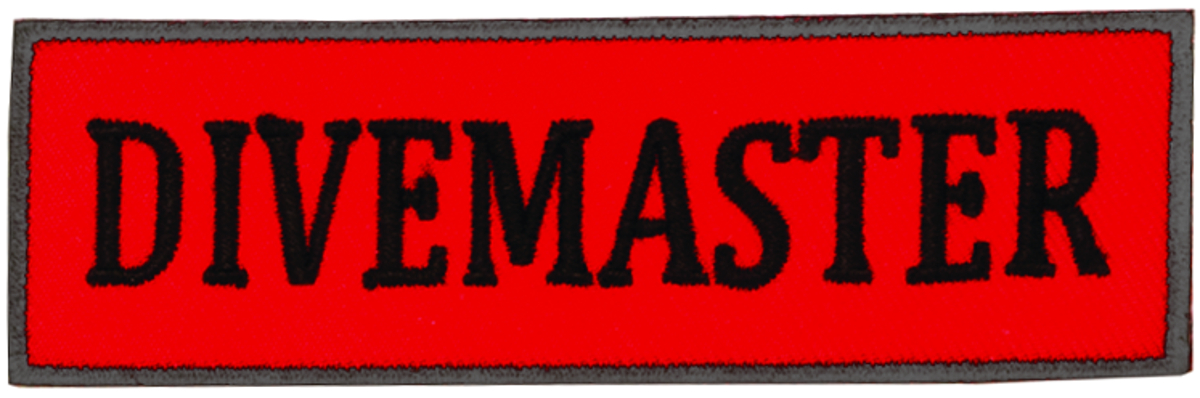 Innovative Emroidered Divemaster Patch