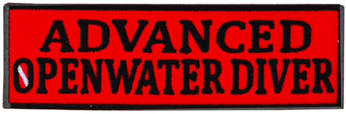 Innovative Emroidered Advanced Openwater Diver Patch