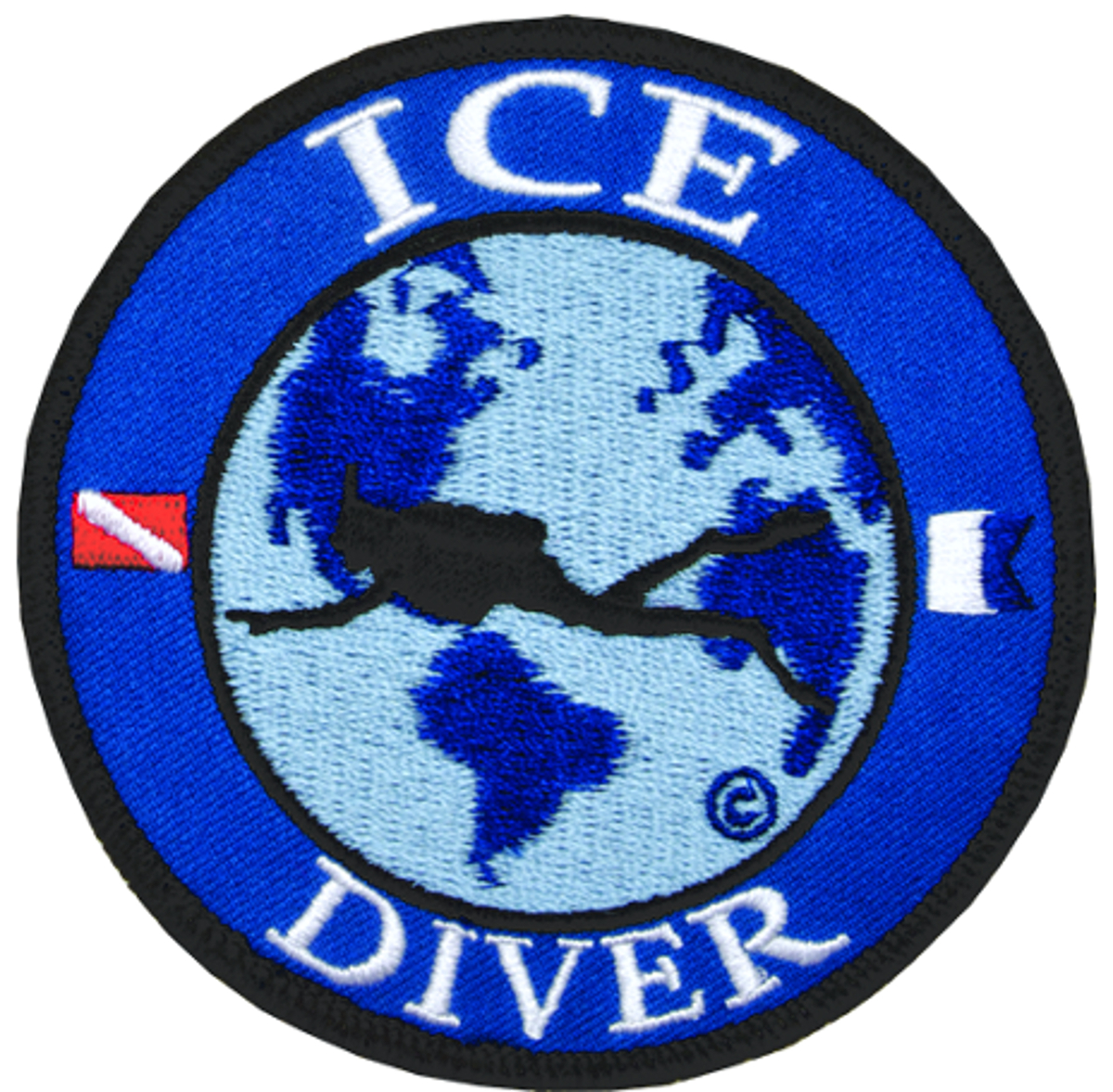 Innovative Emroidered Ice Diver Patch
