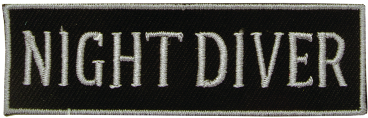 Innovative Emroidered Night Diver Patch