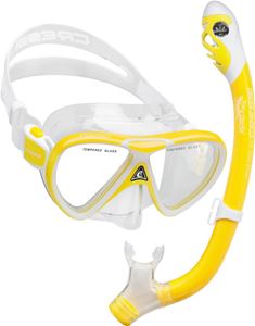 Cressi Pegaso Mask &amp; Iguana Dry Snorkel Combo