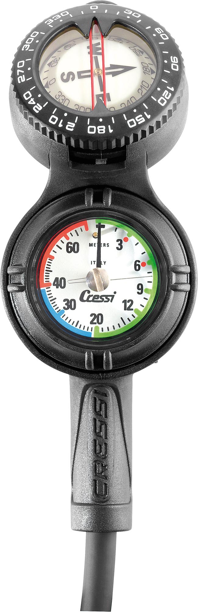 Cressi Console CPD3 Compass Depth and Pressure Gauge