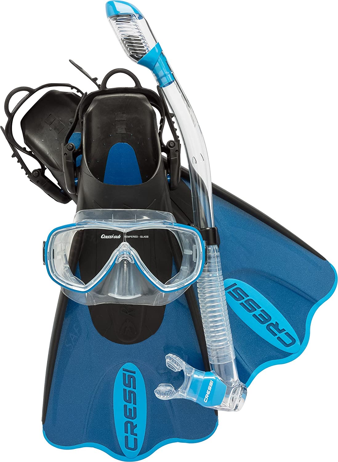 Cressi Palau SAF Fin Mask Snorkel Set