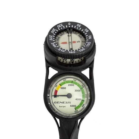Genesis Pressure Gauge with Compass Console