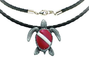 Innovative Turtle Pewter Necklace