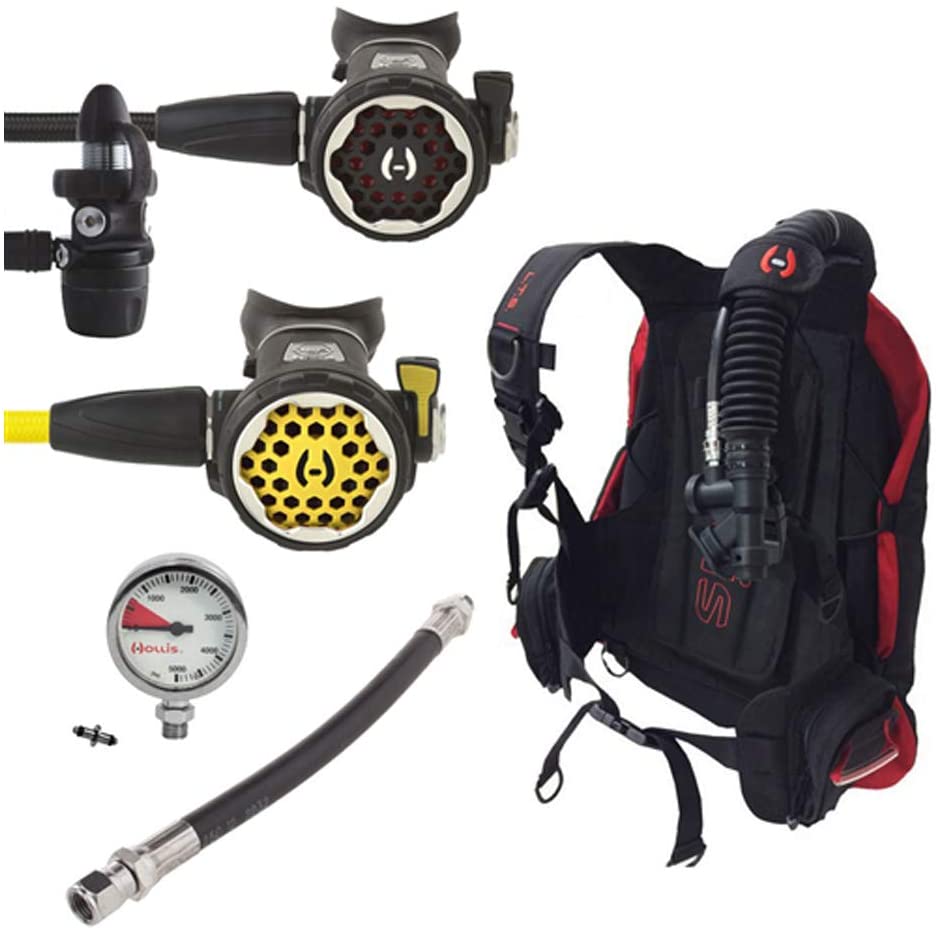 Hollis LTS BC/BCD 150LX Regulator (Din) and Octo Scuba Diving Package