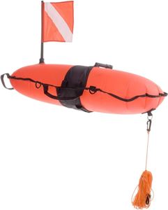 Innovative Torpedo Buoy Orange with Line