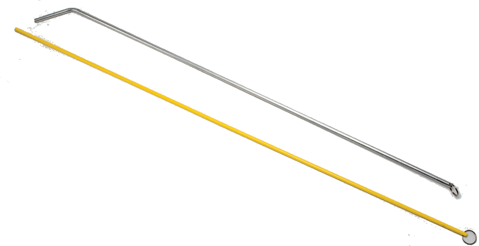 Innovative Fiberglass Tickle Stick with Split Ring