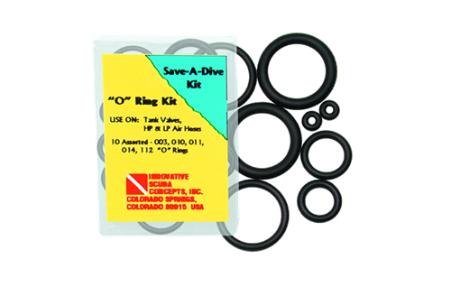 Innovative Save-A-Dive 10 Piece Buna Rubber O-Ring Kit