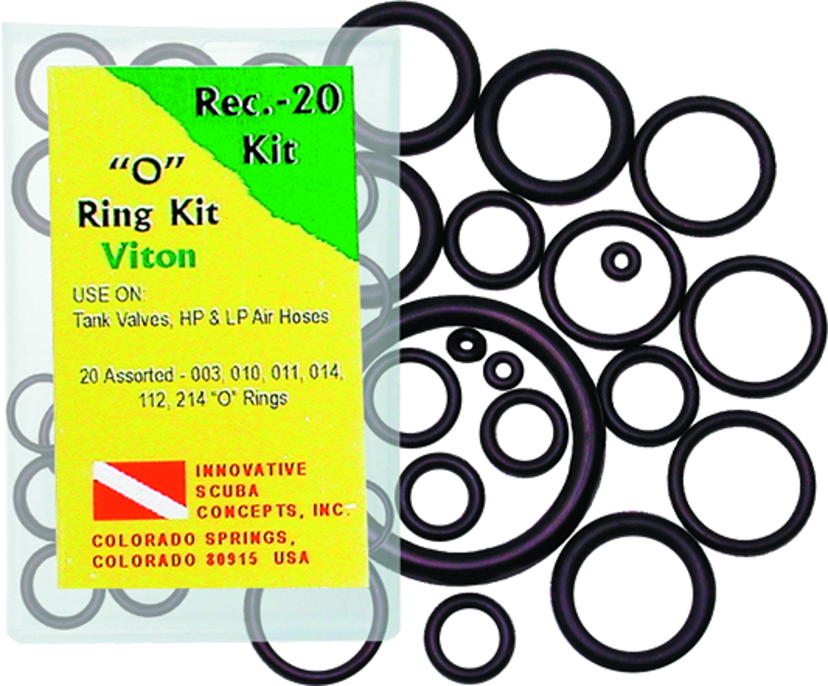 Innovative Recreation Diver 20 Piece O-Ring Viton Kit