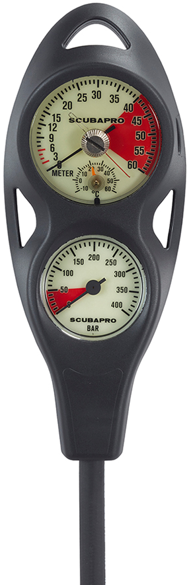 Scubapro 2 Gauge Metric In-Line Console