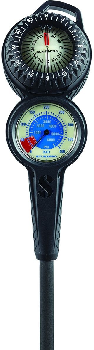 ScubaPro Pressure Gauge and FS-2 Compass Console