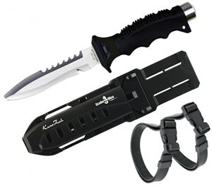 Scuba Max KN-601 420 HD Stainless Steel Full Size Dive Knife