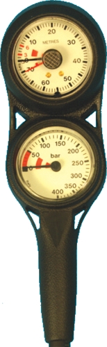 Trident Slimline Metric Depth and Pressure Gauge Console