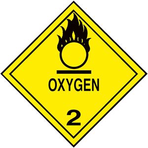 3 inch Oxygen Sticker