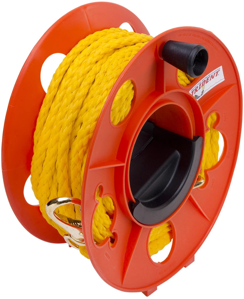Jumbo Line Reel with 100ft Polypro Rope