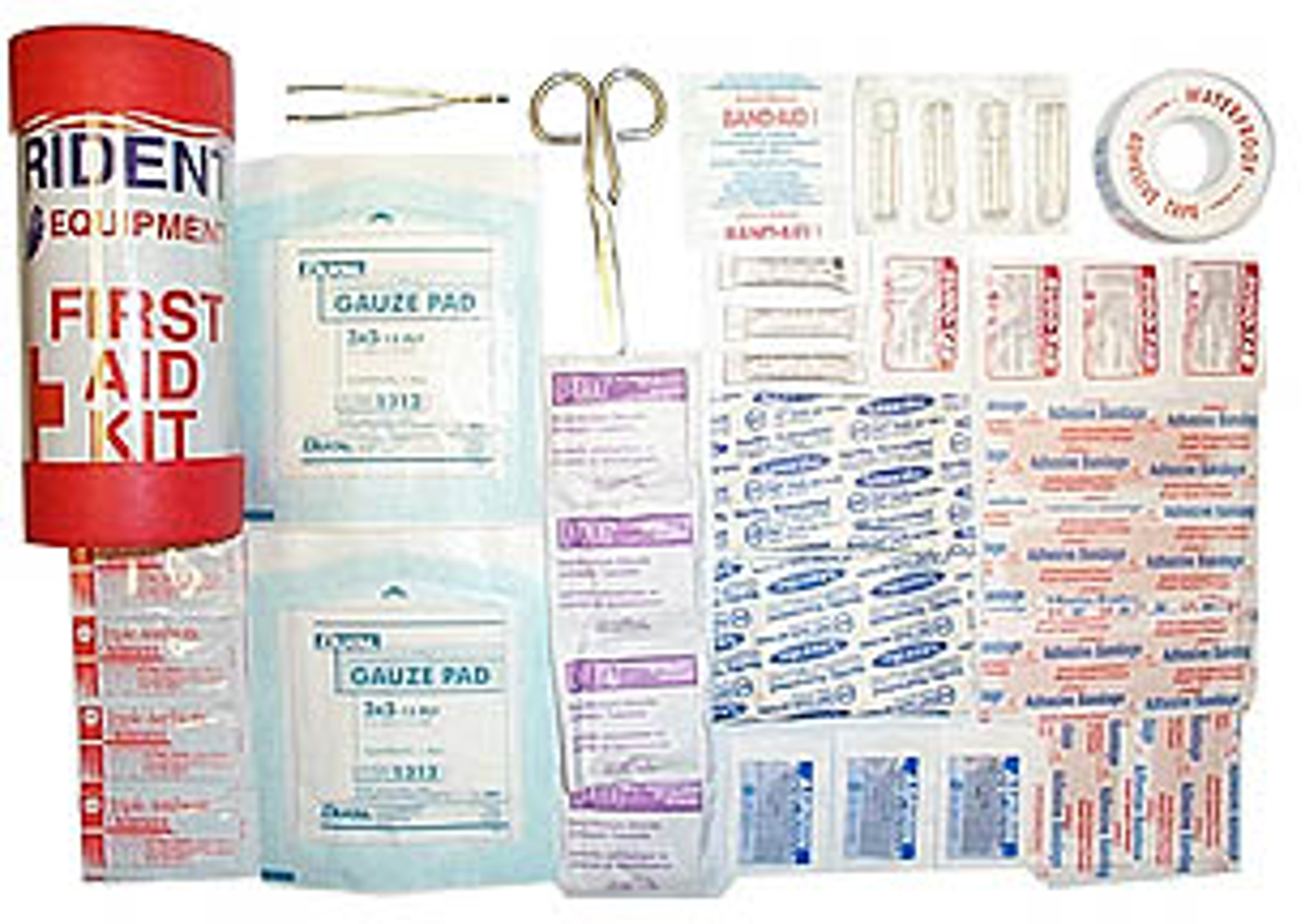 Trident Deluxe First Aid Kit in Water Tight Tube