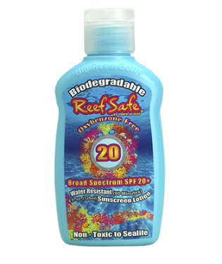 Reef Safe Oxybenzone Free Biodegradable SPF 20 Sunscreen