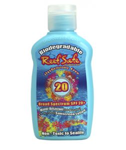 Reef Safe Oxybenzone Free Biodegradable SPF 20 Sunscreen