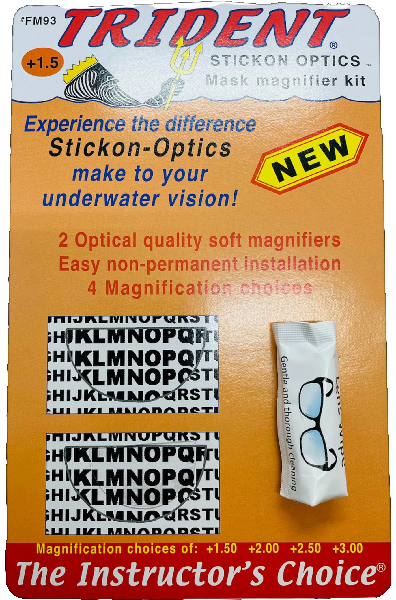 Trident Stickon Optics Mask Magnifiers