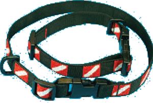 Trident Large Dive Flag Dog Collar