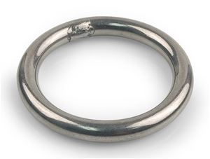 Trident 2 in Solid Stainless Steel Ring