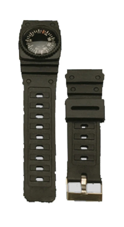 Rubber Watch Band With Fahrenheit Thermometer