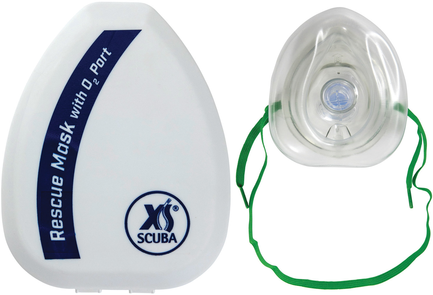 XS Scuba Pocket Rescue Mask with Case