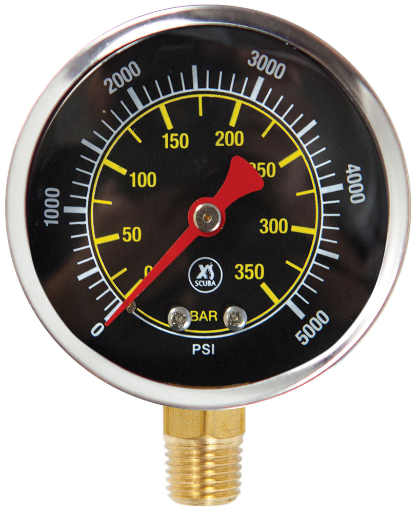 XS Scuba High Pressure Gauge Only (Above Water Use)