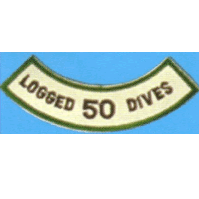 Logged 50 Scuba Dives Patch